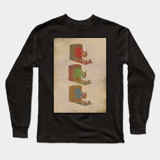 Vintage red green blue RGB photographic camera Long Sleeve T-Shirt